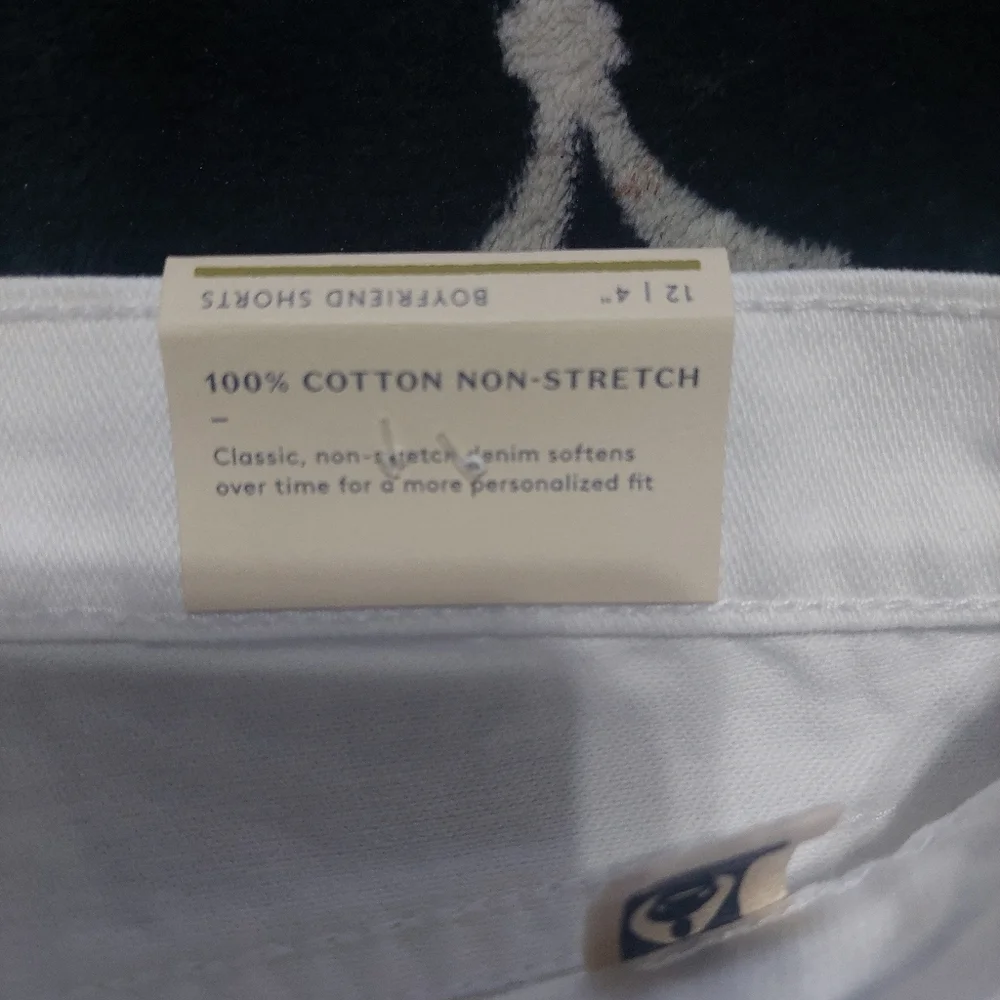 Nwt universal thread white Denim boyfriend shorts‎ size 12R